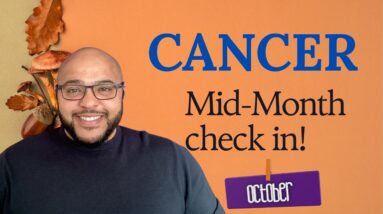 CANCER ♋️ October Tarot | Mid-Month Check-In | A FRESH start PROVIDES INNER PEACE, Cancer!