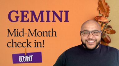 GEMINI ♊️ October Tarot | Mid-Month Check-In | Command of YOUR SPACE catches them off guard, Gemini!