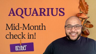 AQUARIUS ♒️ October Tarot | Mid-Month Check-In | Aquarius, DO ALL THAT * YOU SAID YOU WERE GONNA DO